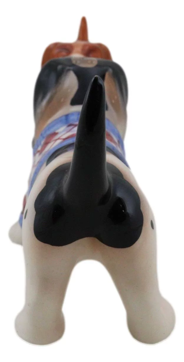 Ebros French Basset Hounds Magnetic Ceramic Salt Pepper Shakers Collectible Set