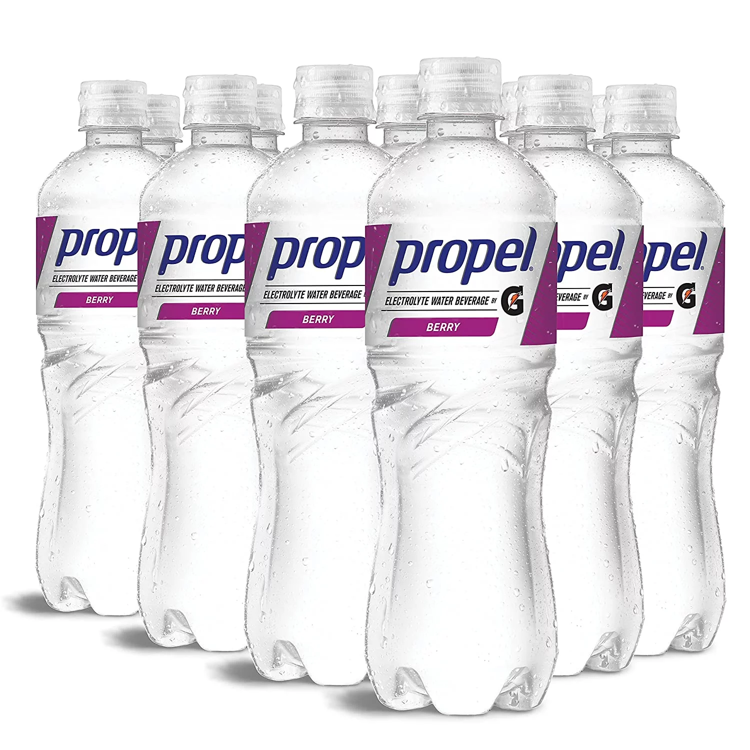 Propel, Berry, Zero Calorie Water Beverage with Electrolytes & Vitamins C&E, 24 Fl Oz (Pack of 12)