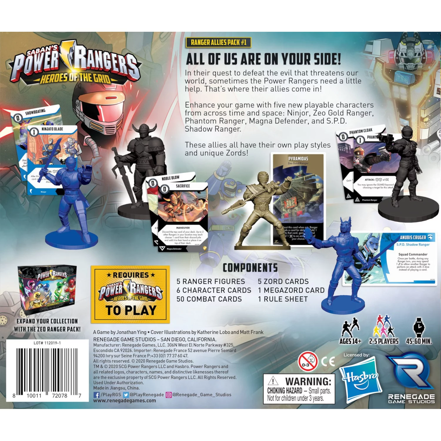 Power Rangers: Heroes of The Grid: Allies Pack #1