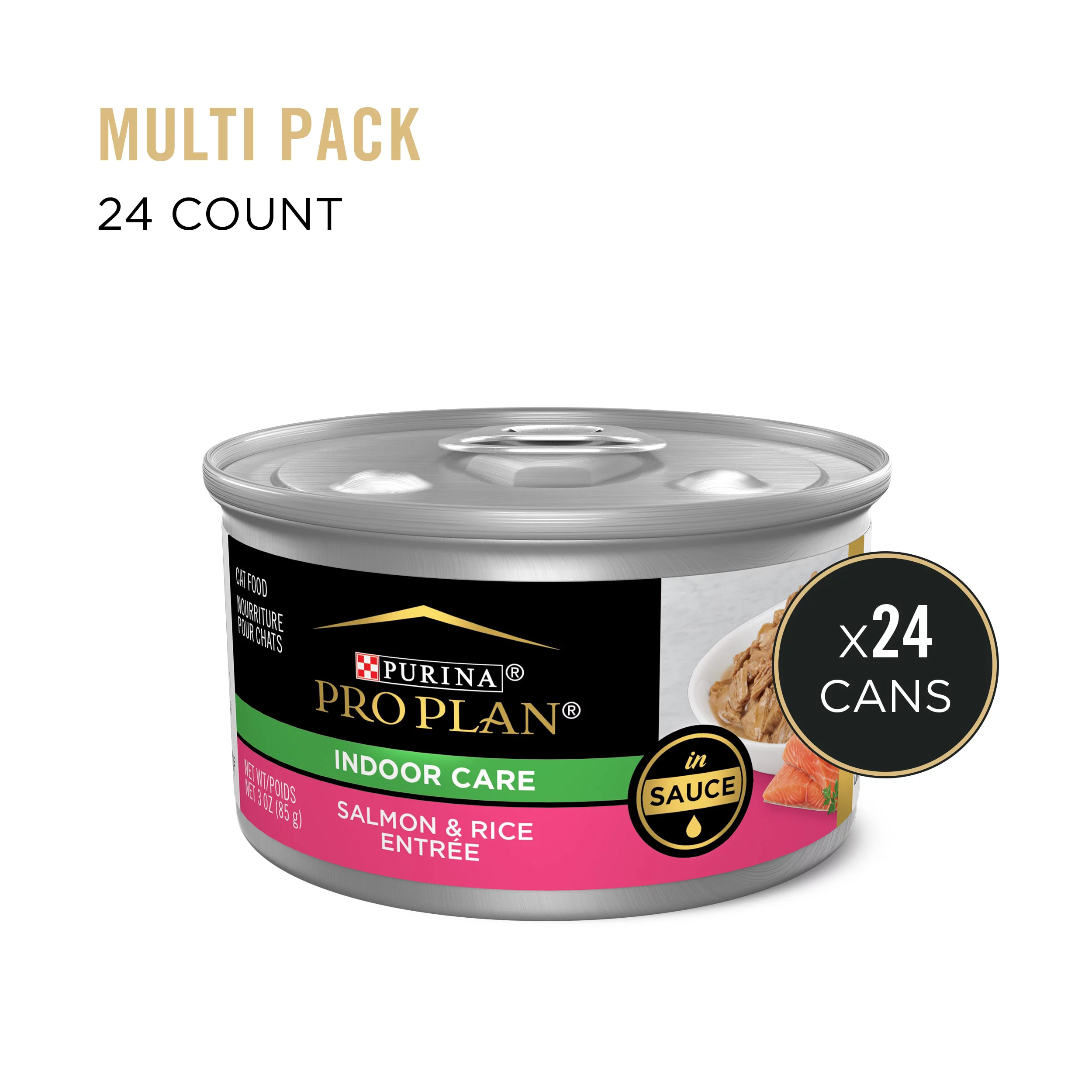 Purina Pro Plan Indoor Cat Food Balance Grilled Salmon Entree in Sauce