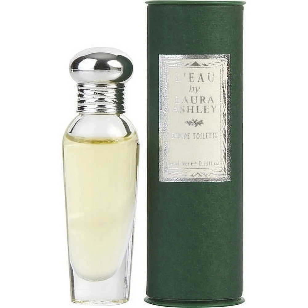 L'EAU LAURA ASHLEY by Laura Ashley EDT Mini for Women - 0.13 oz - Fresh Citrusy Blend - Experience All-Day Freshness