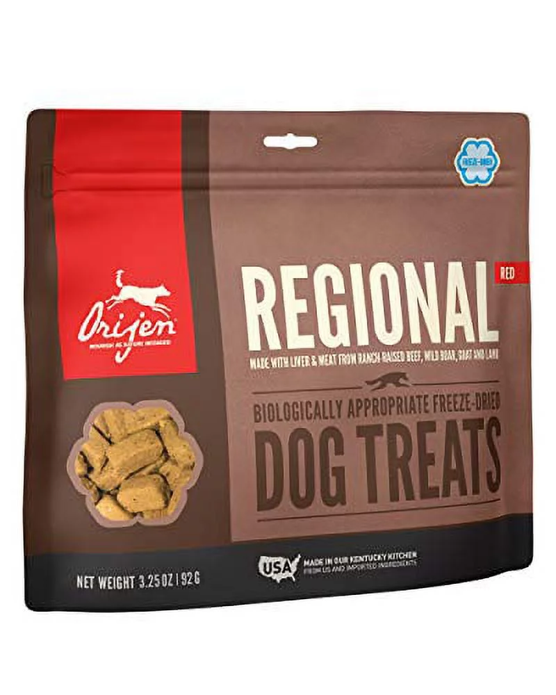 Orijen Freeze-Dried Dog Treats, Regional Red, Biologically Appropriate & Grain Free