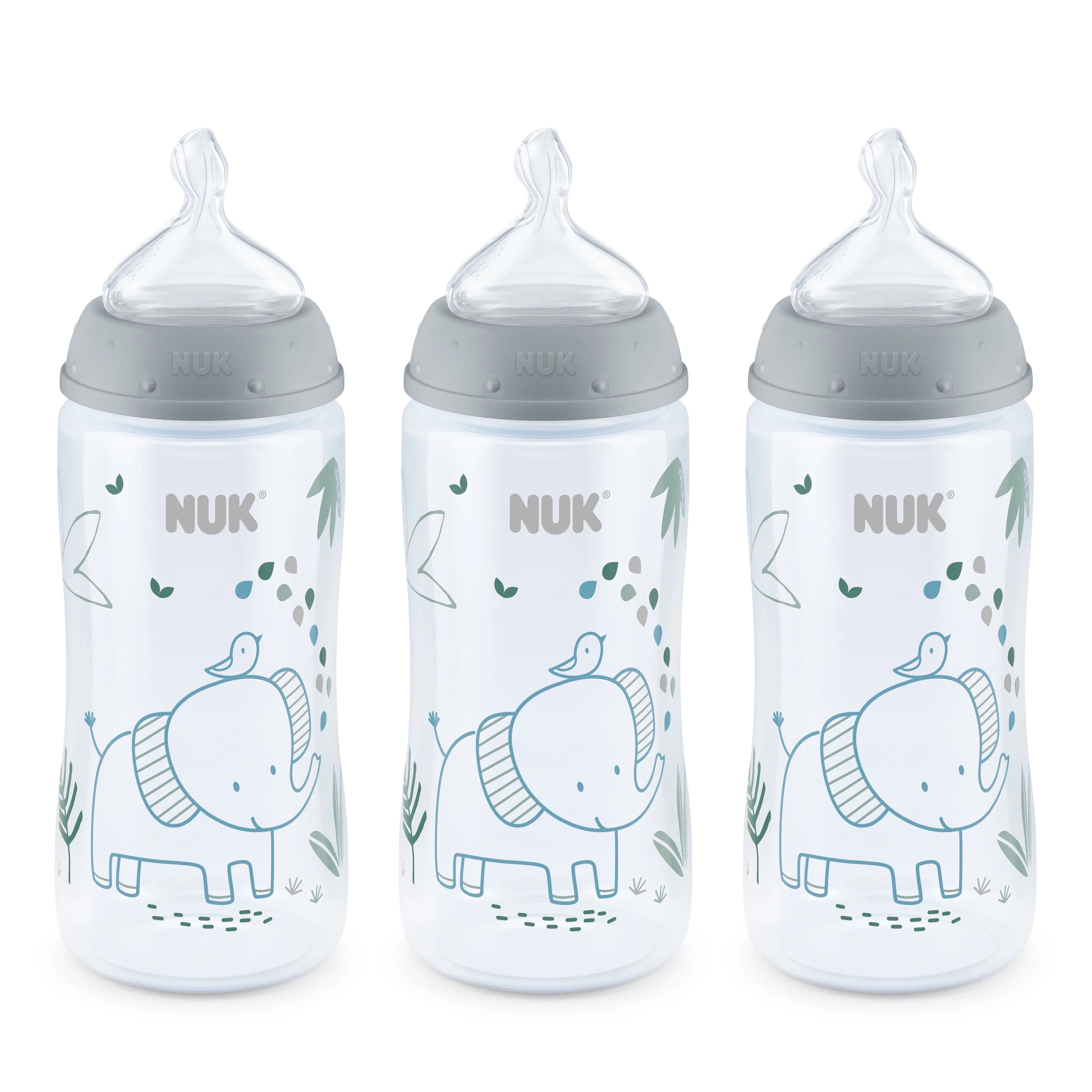 NUK Smooth Flow Anti-Colic Bottle, 10 oz, 3-Pack