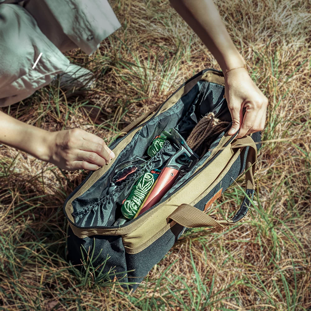 AOTU Camping Backpacking Tent Peg Hammer Bag - Waterproof Storage Duffel for Camping Gear and Accessories