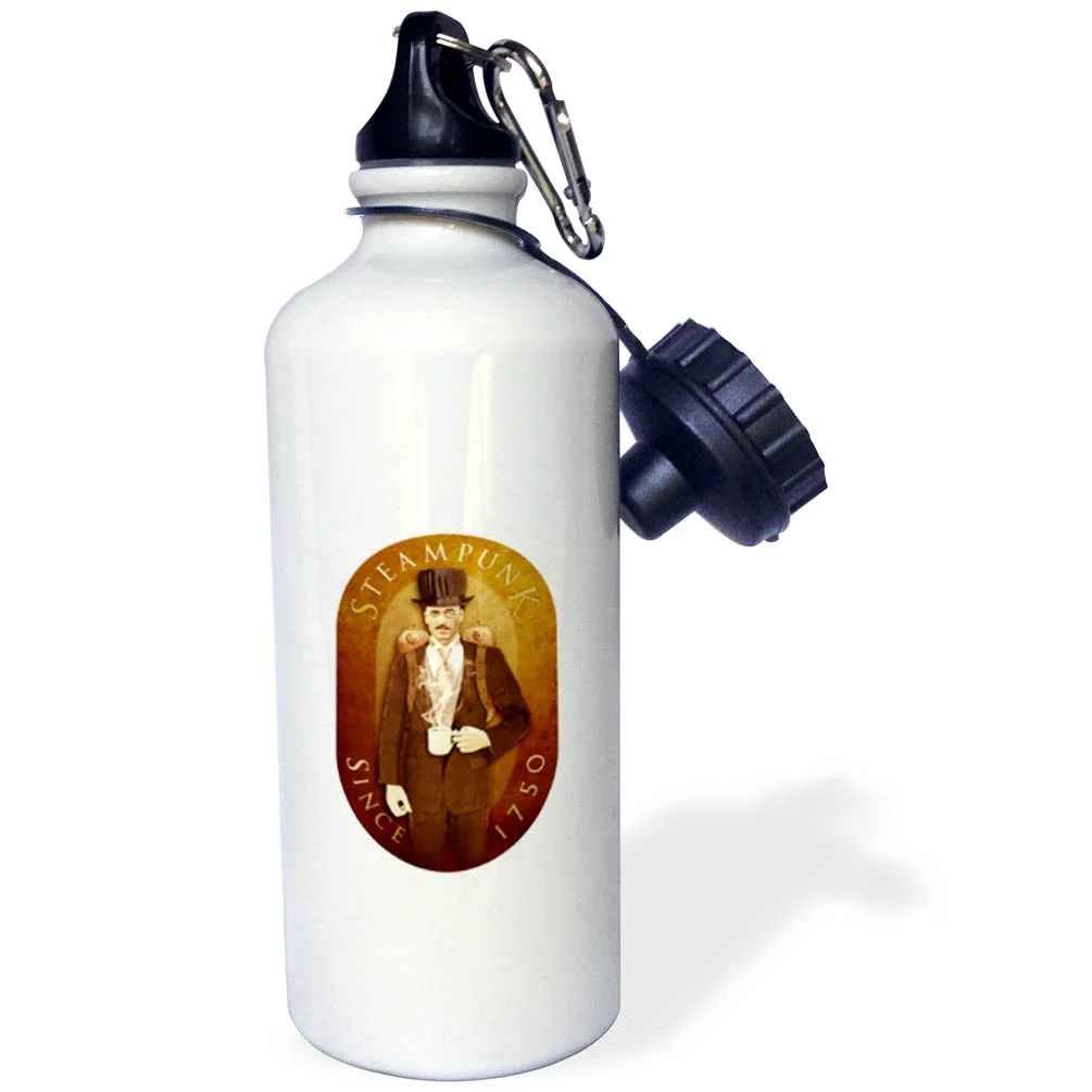 Steampunk 21 oz Sports Water Bottle wb-12656-1