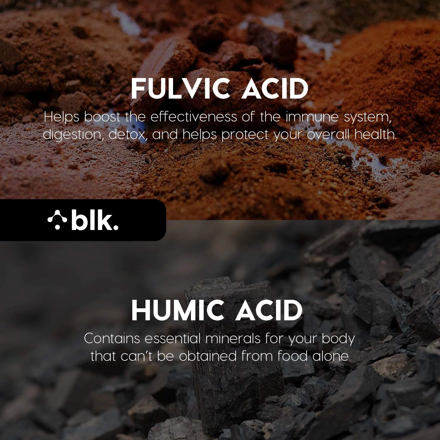 blk. Electric Coconut Fulvic Enriched Water 16.9oz / 500mL (12 Pack)