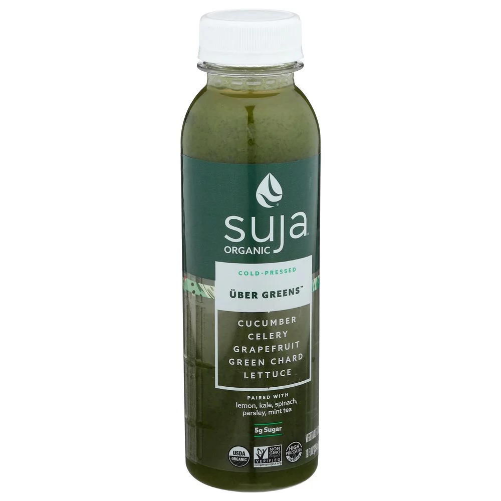 Suja Essentials Organic Uber Greens Juice, 12 Fluid Ounce -- 6 per Case.