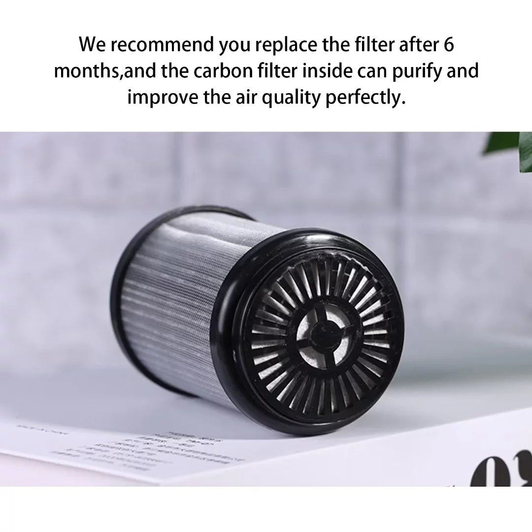 Air Purifiers for Allergies and Asthma,Air Purifier for Bedroom Mini Air Purifier for Home,Dust,Pets,Indoor,Office,Small Room,Portable Desktop Air Purifier for Smoke Odor,White