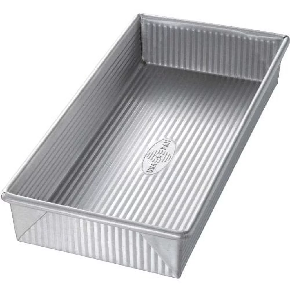 USA Pan Nonstick Biscotti Pan, Aluminized Steel, 12” x 5.5” x 2”