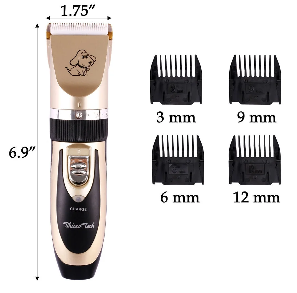 Professional Pet Clippers Hair Grooming Cordless Trimmer Shaver Dog Cat Animal