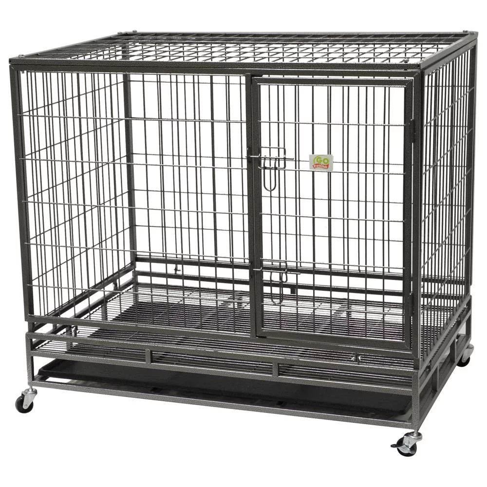 Go Pet Club Heavy Duty Mobile Metal Pet Cage