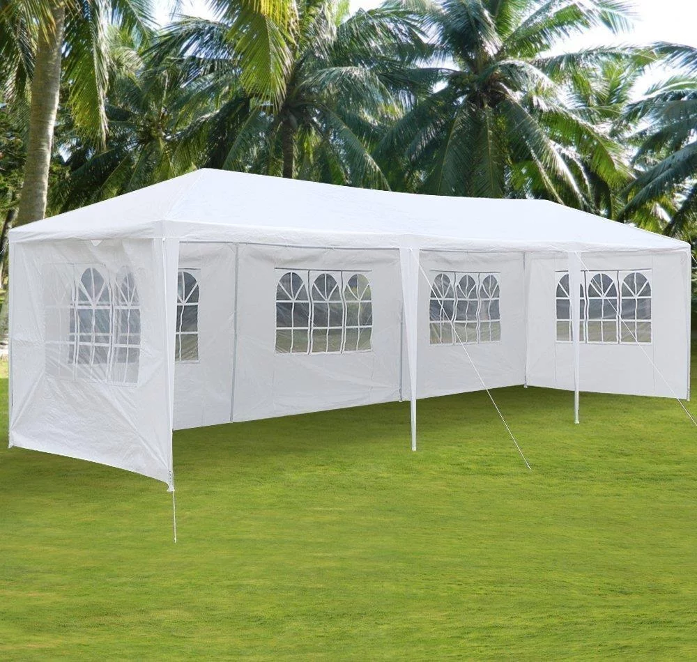 Winado 10' x 30' Canopy Tent Wedding Canopy Tent Pavilion w/ 5 Side Walls