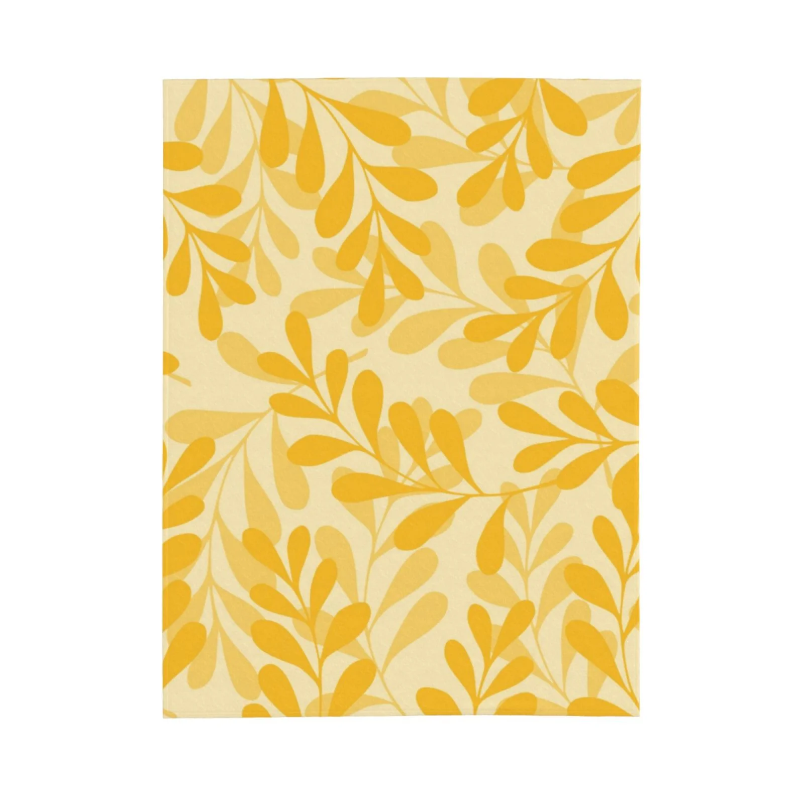 ZNDUO Autumn Leaves Woods Pattern Pattern Thickening Blanket, Fluffy Soft Cozy Flannel Throw Blankets, 40