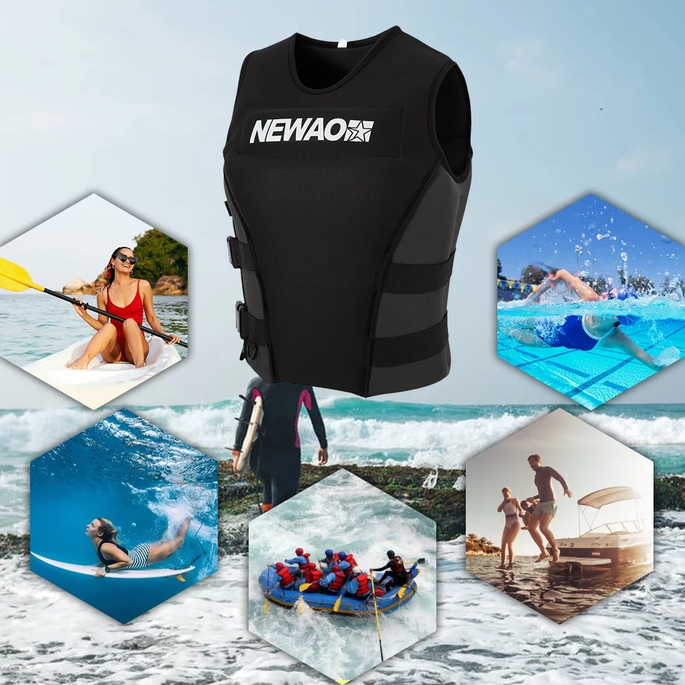 NEWAO Life Jacket,Safety Water Safety Vest Water Essential Water Easy Wear And Remove (please Refer To Size Size Small ToPicture Refer ToWater Essential Water Easy To Wear Water And Durable