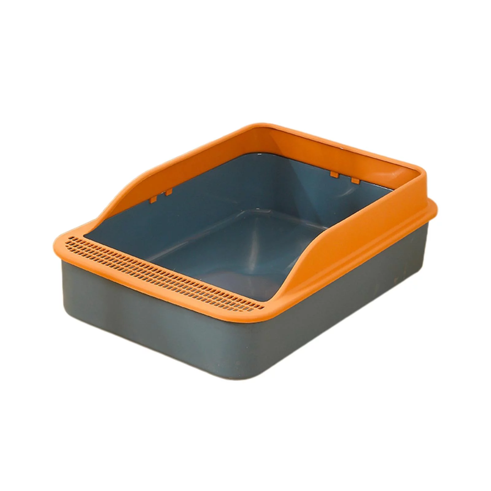 Cat Sturdy Cat Sand Box Container Open Top Pet Litter Tray for L