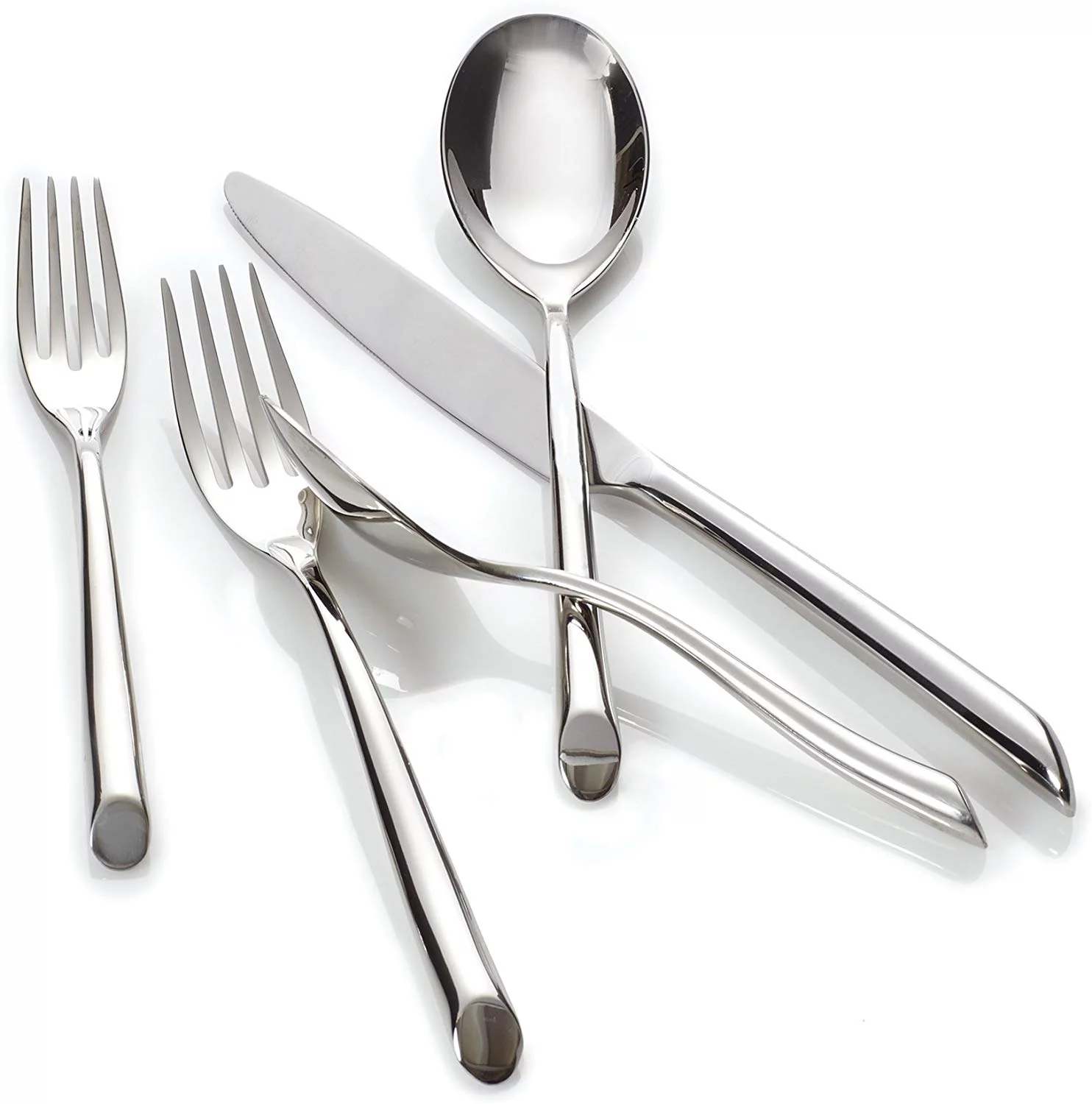 Nambe Frond 18/10 Stainless Steel 5pc. Place Setting (Service for One)