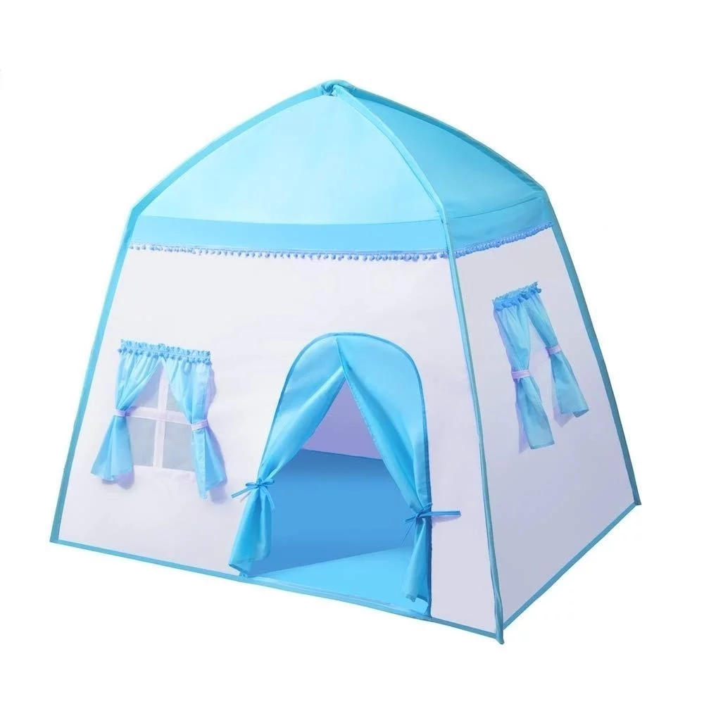 iCorer Extra Large Kids Play Tent Princess Castle Teepee Children Playhouse Portable for Boys and Girls, 55