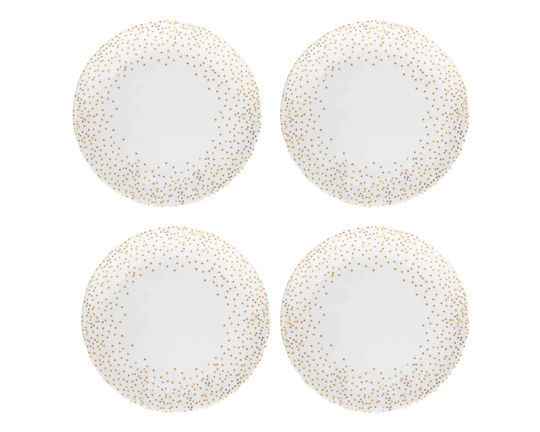 Alora Glam Melamine Salad Plate, Set of 4