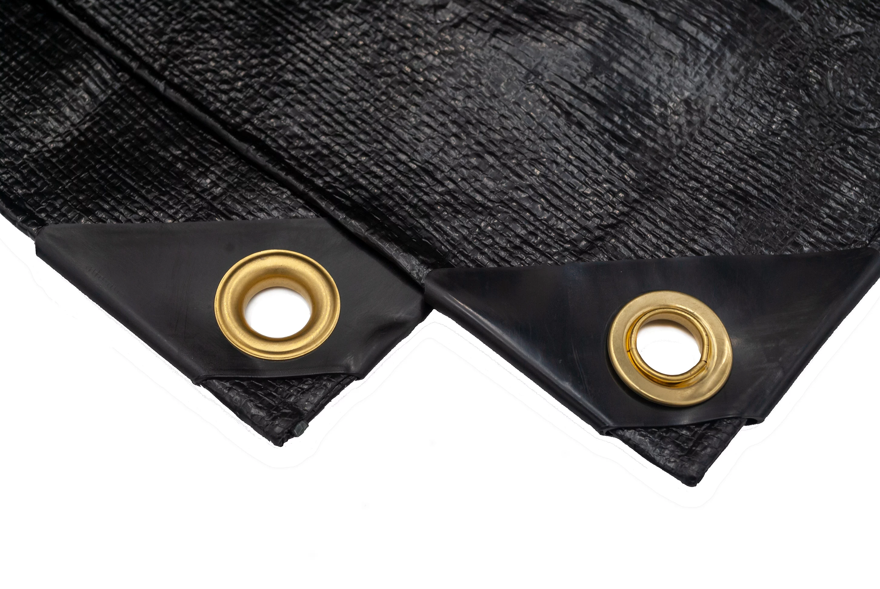 Harpster Tarps 20 ft. x 30 ft. Heavy Duty 6 oz. Black Poly Tarp 12 Mil Thick