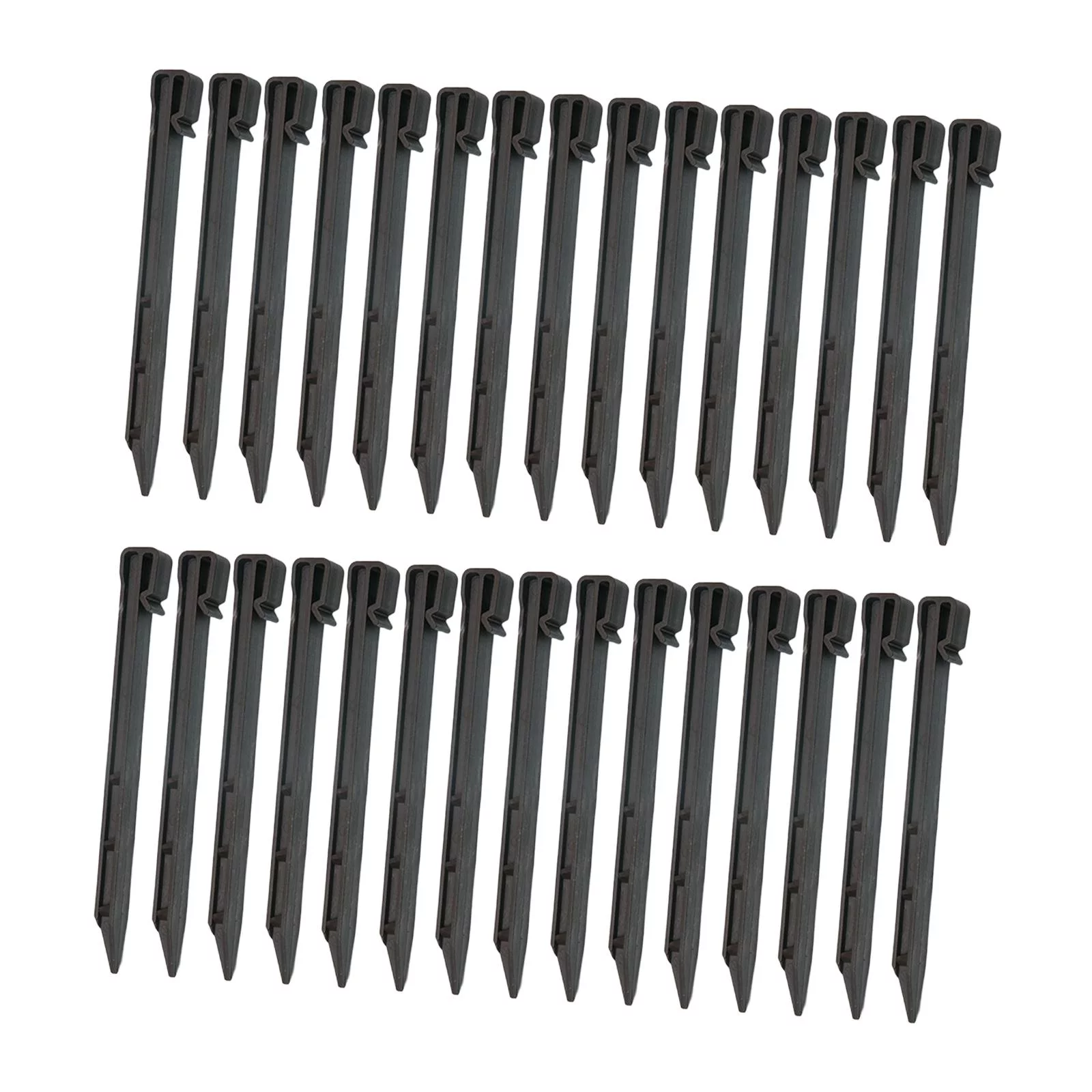 30x Garden Staples Fruit Tree Branch Spreader Stakes Strong Easy to Intsall Multiuse Heavy Duty Tent Stakes Camping Stakes for Beach Mat Brown