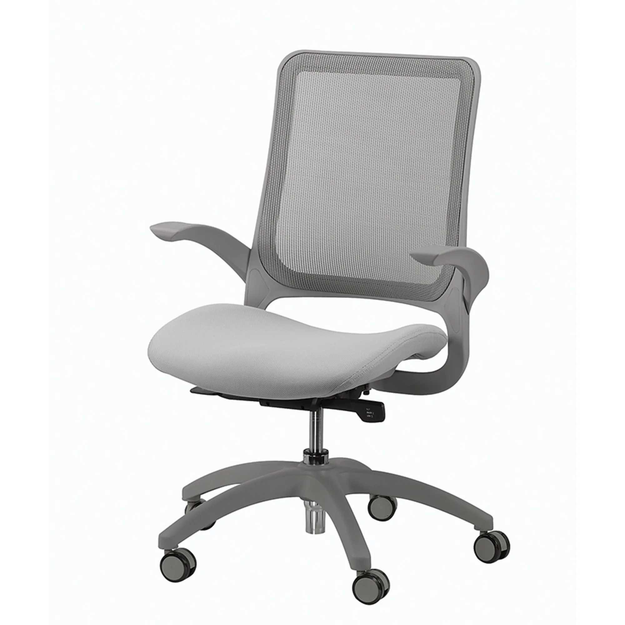 Eurotech Hawk Mesh Mid-Back Task Chair, Gray