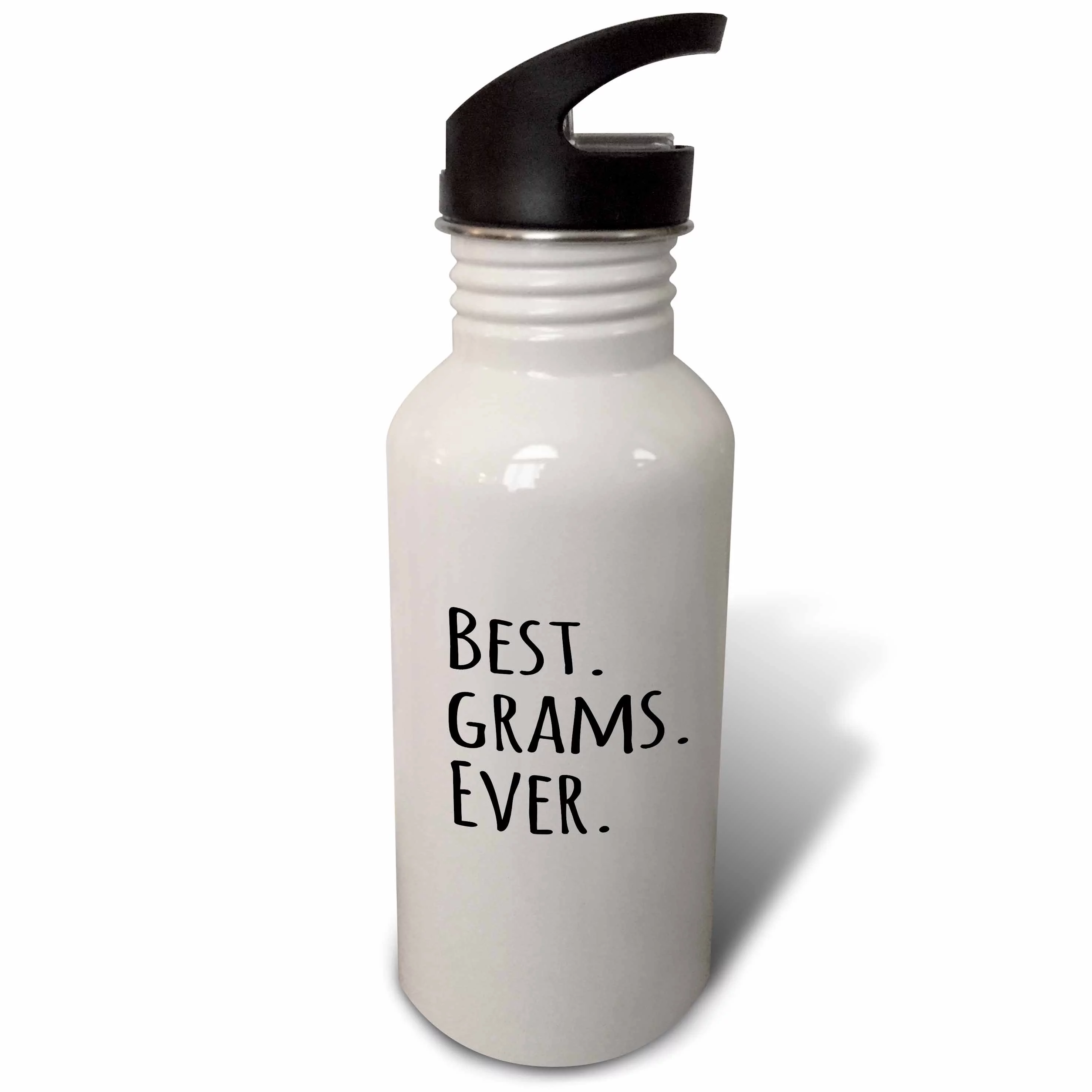 Best Grams Ever - Gifts for Grandmothers - Grandma nicknames - black text - family gifts 21 oz Sports Water Bottle wb-151508-1