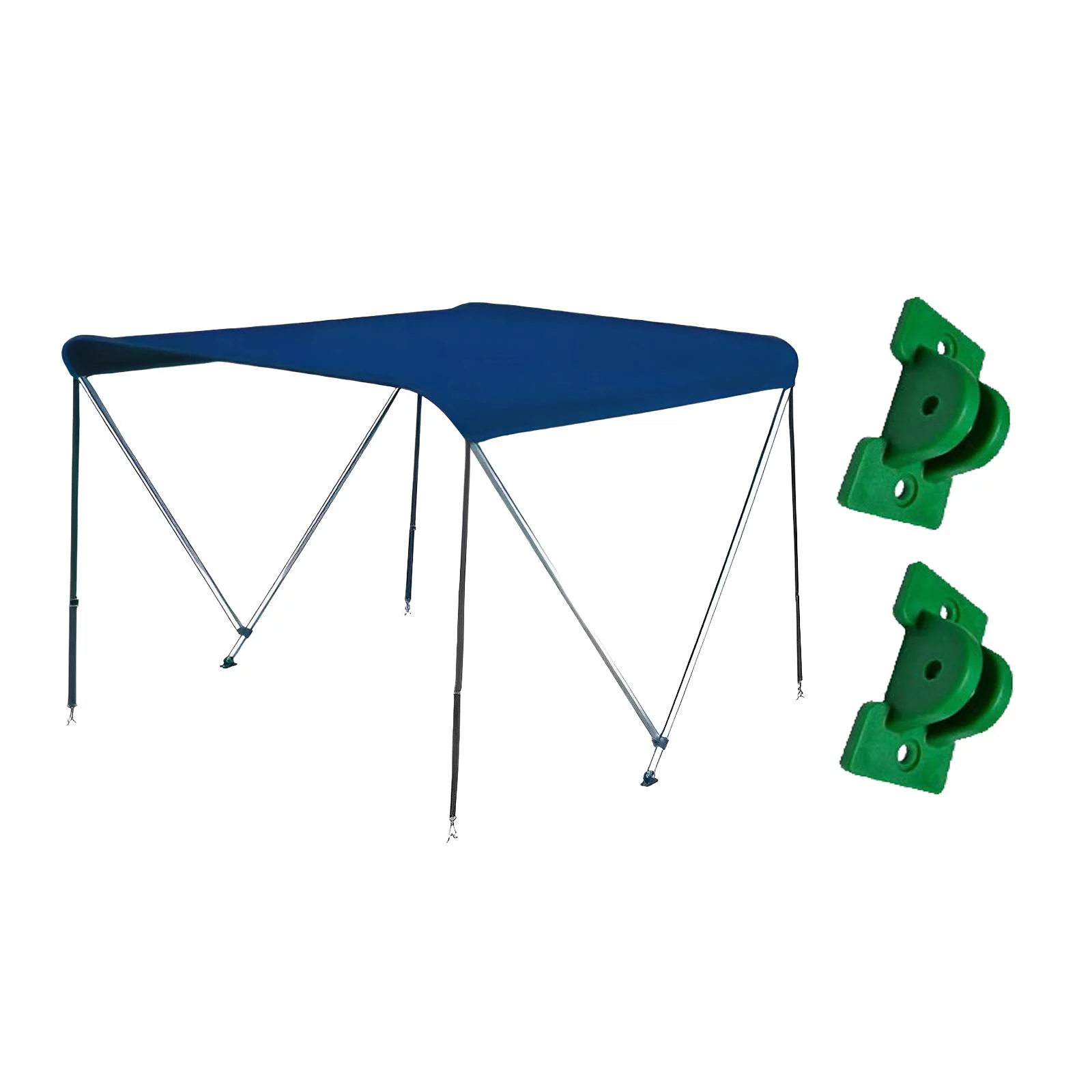 Boat Canopy Kayak Awning Shelter with Frame Hardware Universal Boat Cover Bimini Canopy with Base