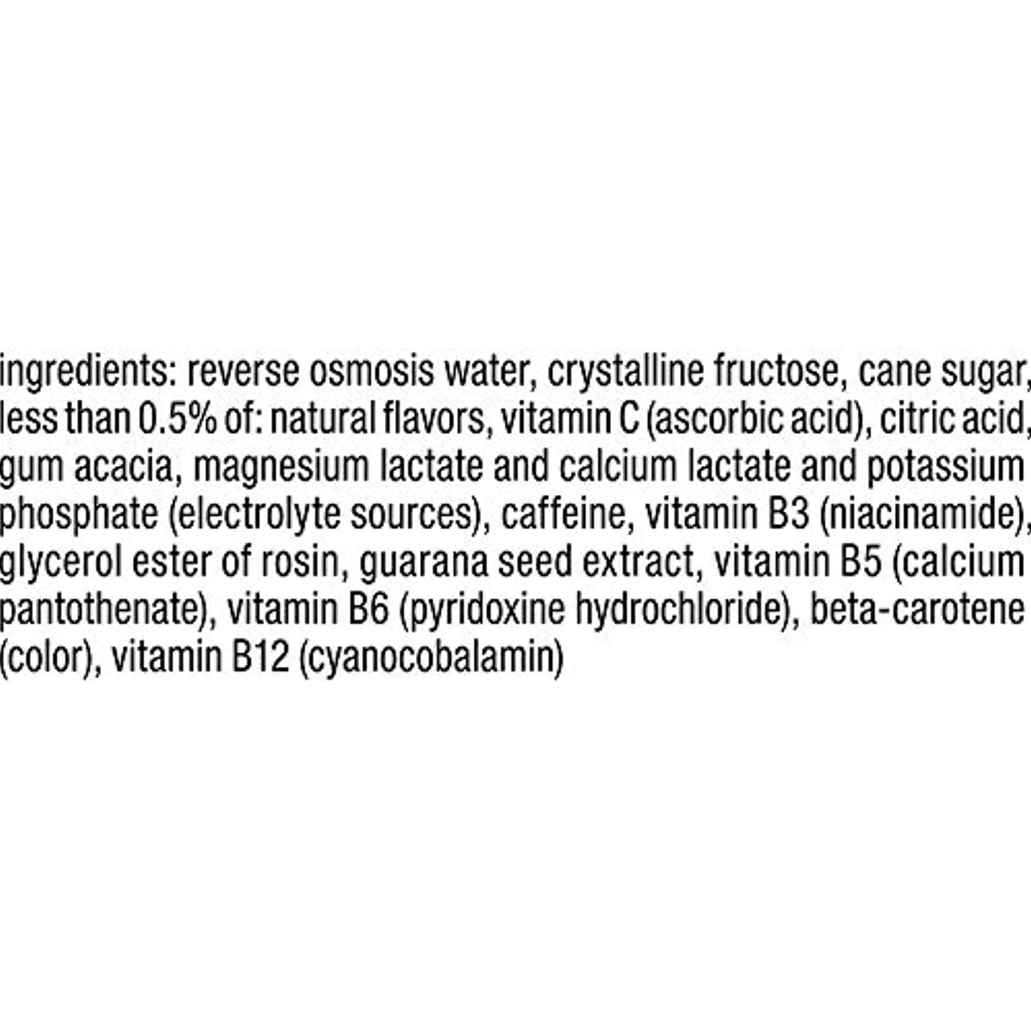 Vitamin Water Energy - Tropical Citrus, 20 Fl Oz Bottle (Pack of 6, Total of 120 Fl Oz)