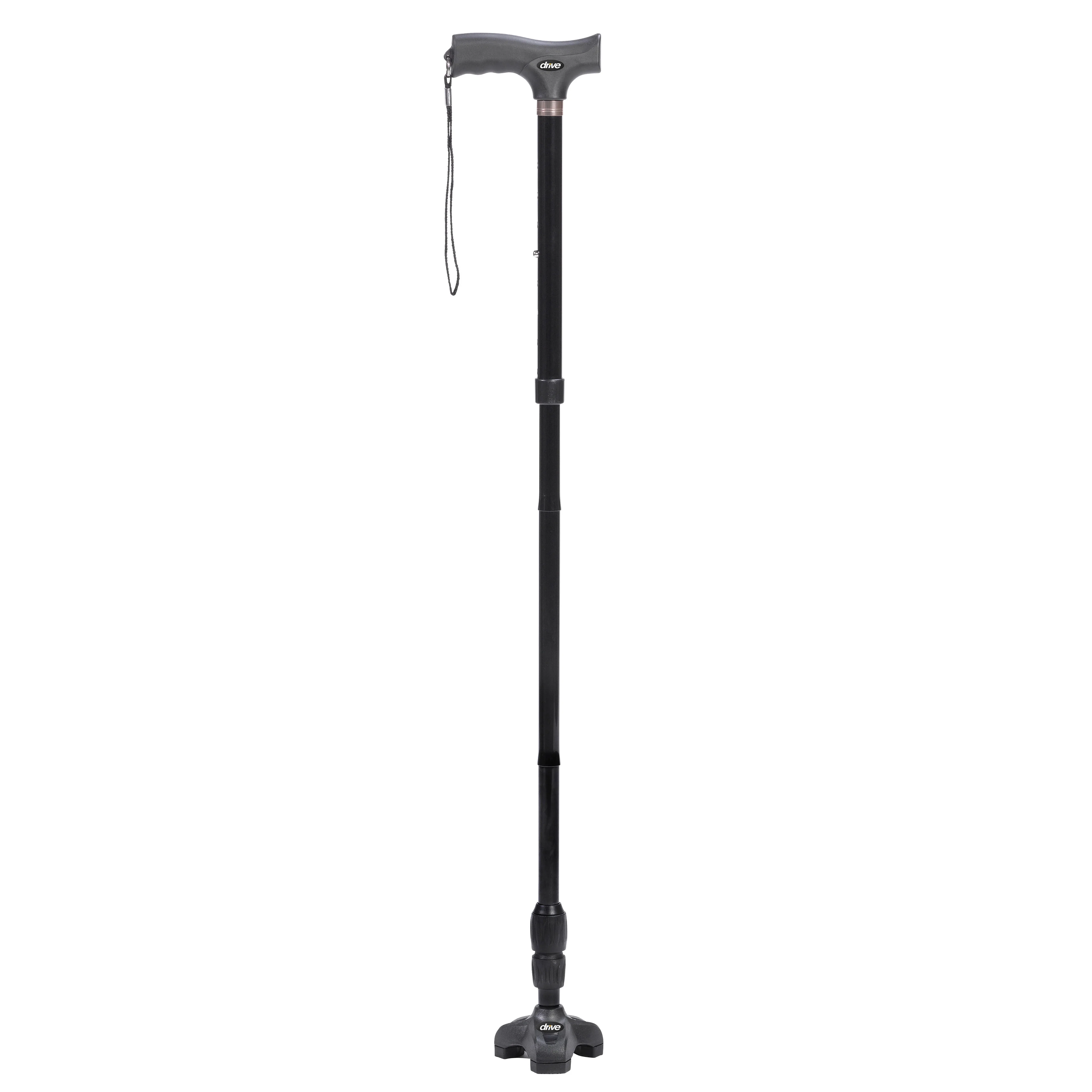 Drive Medical Flex N Go Adjustable Folding Cane with T Handle