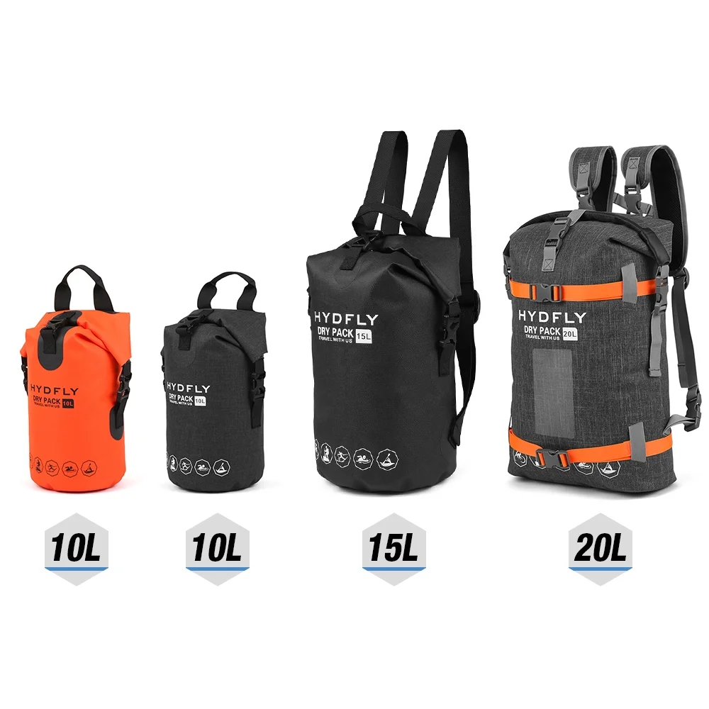 HYDFLY Storage bag,15l / 20l WaterproofWater10lRiver Roll-10l / River Roll- Water 10l / 15l / 15l /Roll- WaterSiuke