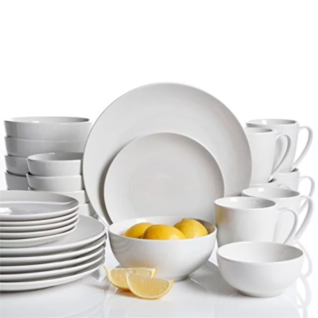Gibson Home Ogalla 30-Piece Dinnerware Set - White