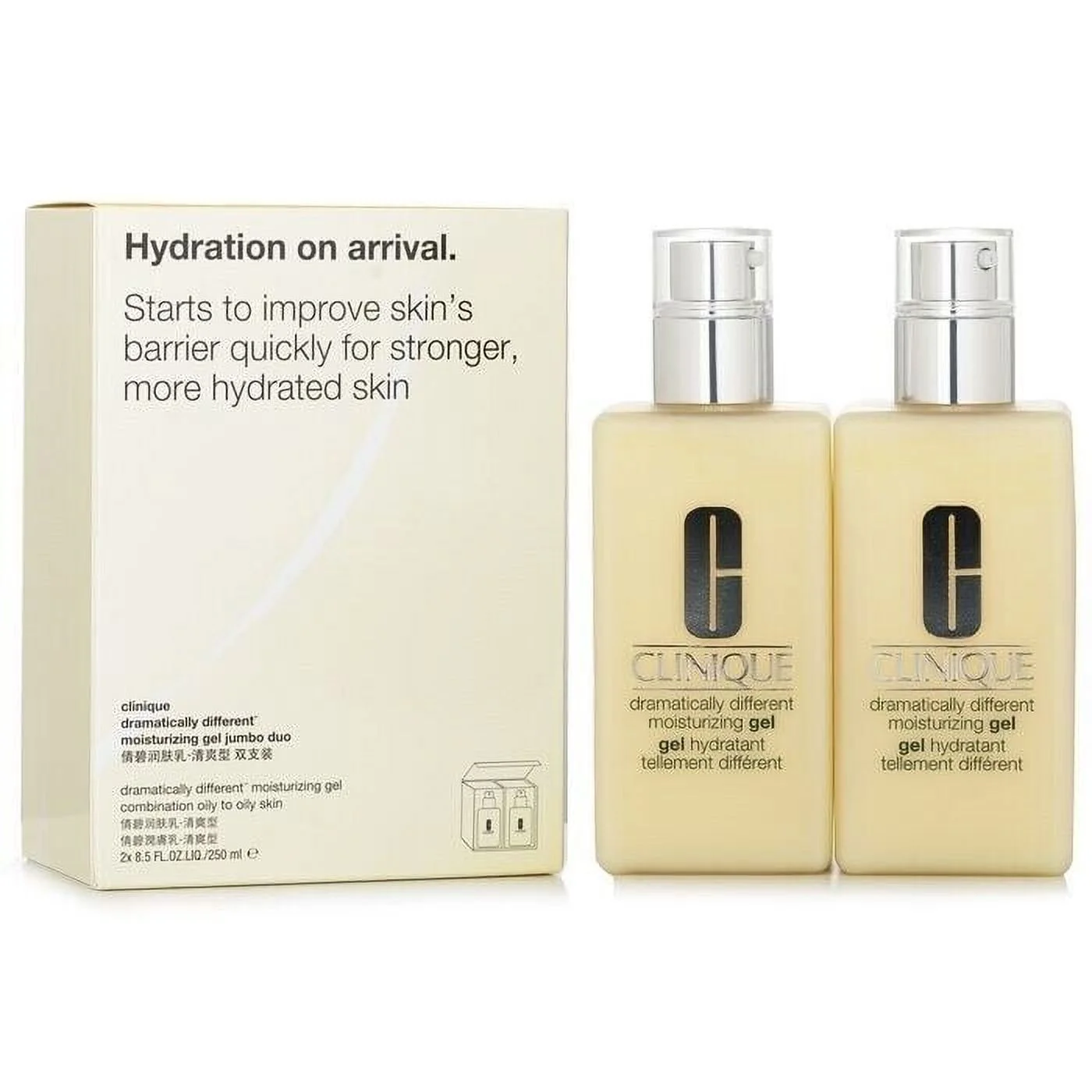 Clinique Dramatically Different Moisturizing Gel 8.5oz/250ml x 2