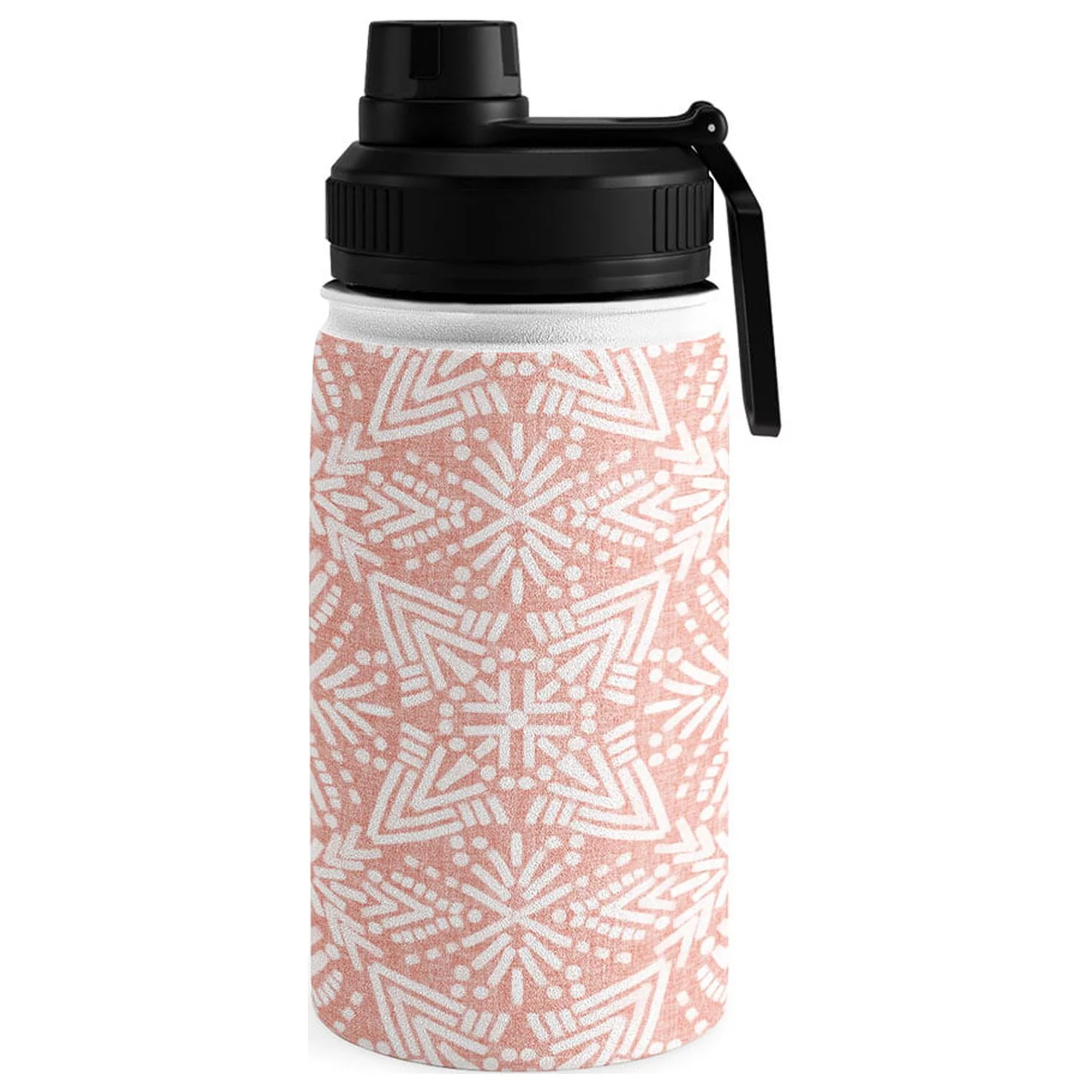 Society6 Schatzi Brown Boho Mesa 1 Pink Water Bottle 12 oz