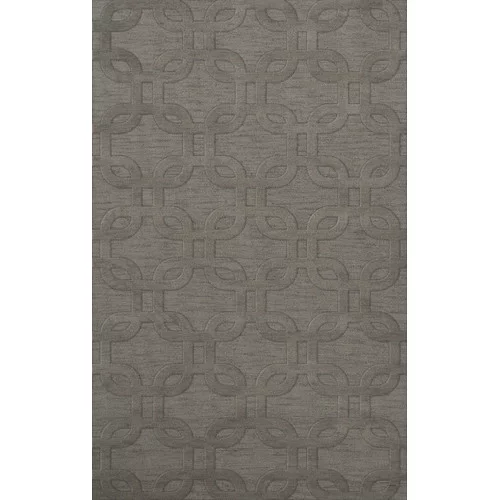 Dalyn Dover Area Rug DV7 Dv7 Silver Rectangles Loops 9' x 12' Oval