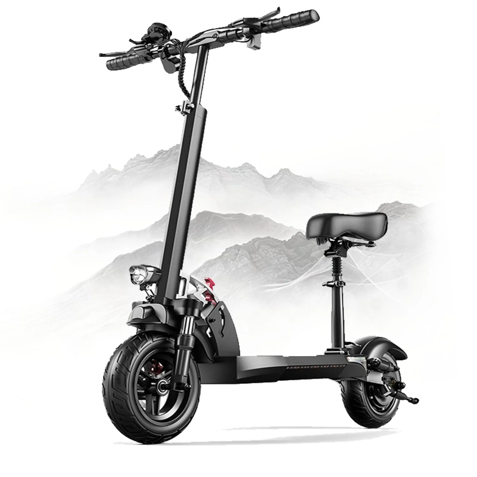ZonDoo ZO02 Scooter Electric  Adult,  800W Motor 30mph 35 Miles Long Range,   E Scooter with Seat for Adults