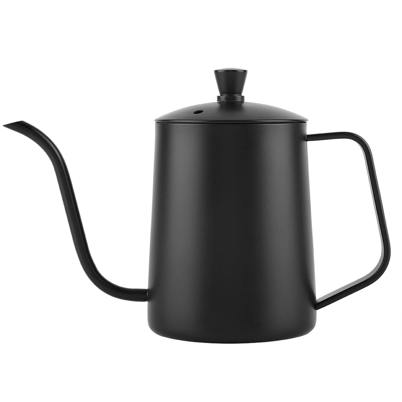 Coffee Pot - 550ml Stainless Steel Long Gooseneck Coffee Pot Kettle with Lid for Home Kitchen Coffee Shop