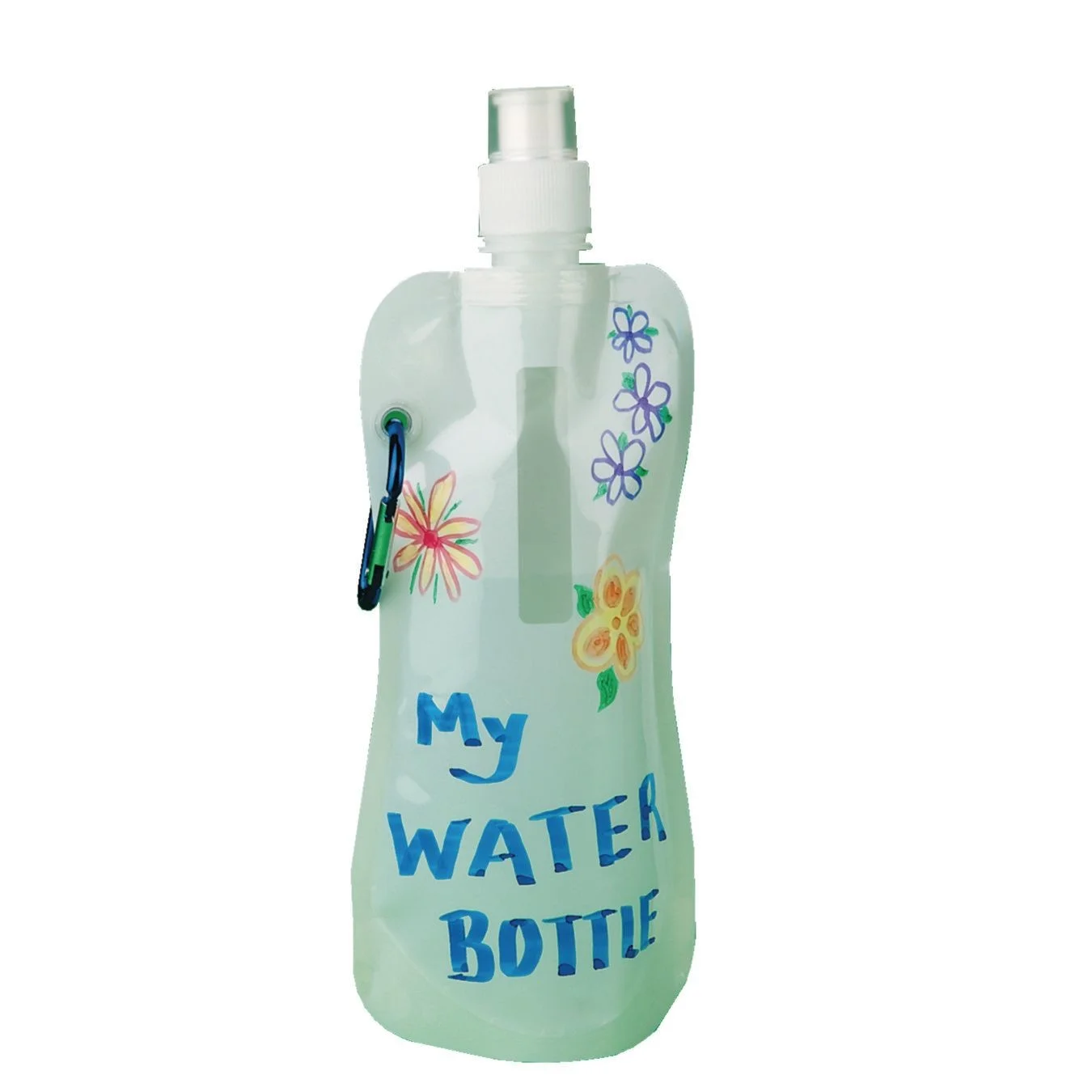 Collapsible Water Bottle Craft Kit (Pack of 12)