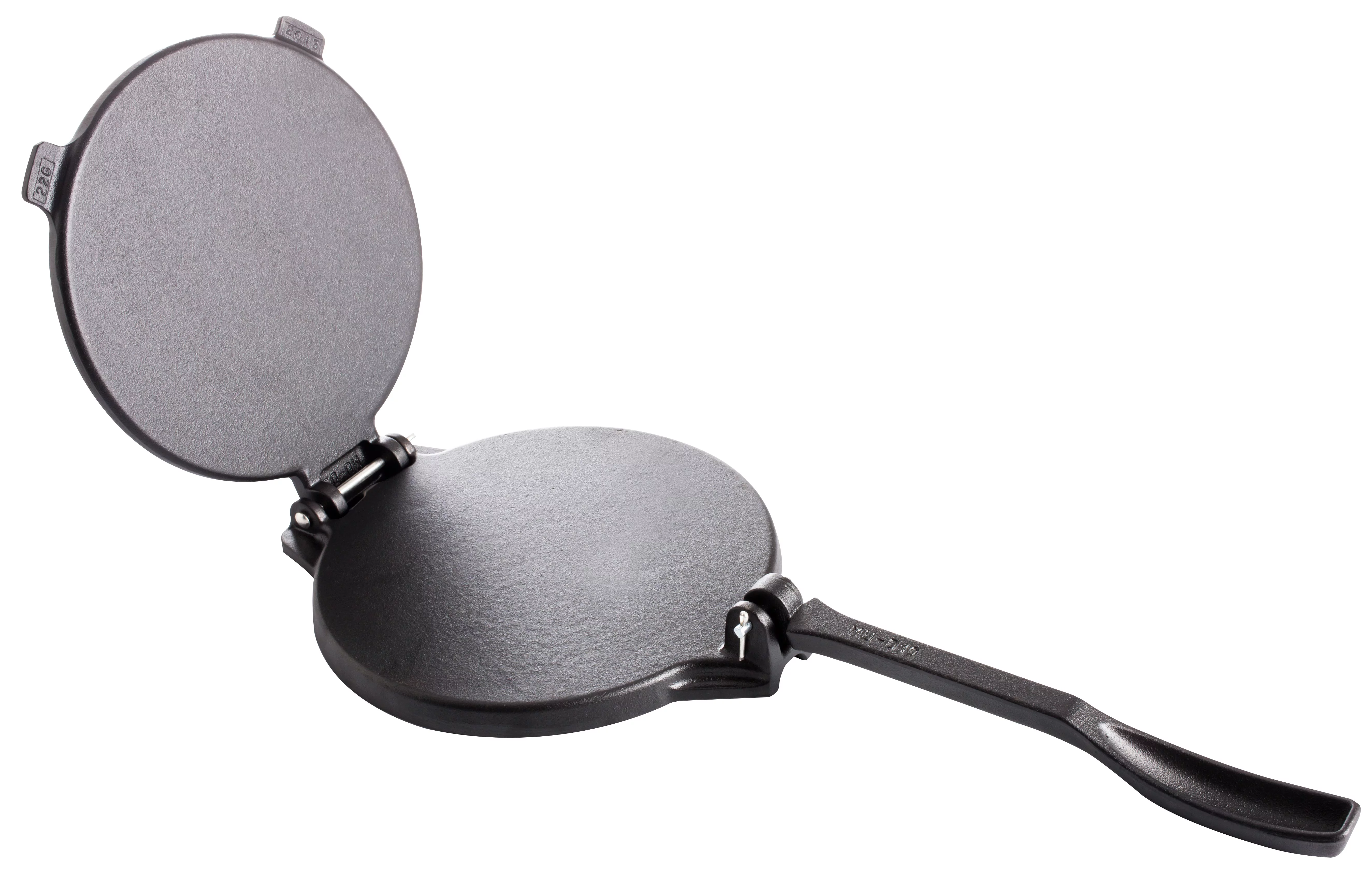 Victoria Cast Iron Tortilla Press 6.5 inch, Tortilla Maker, Flour Tortilla press, Rotis Press, Dough Press, Pataconera Seasoned with Flaxeed Oil, Black