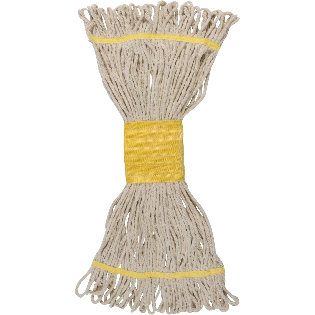 Tidy Tools Industrial Grade String Mop With Metal Handle and Jaw Clamp - Cotton Mop Head With Looped Ends