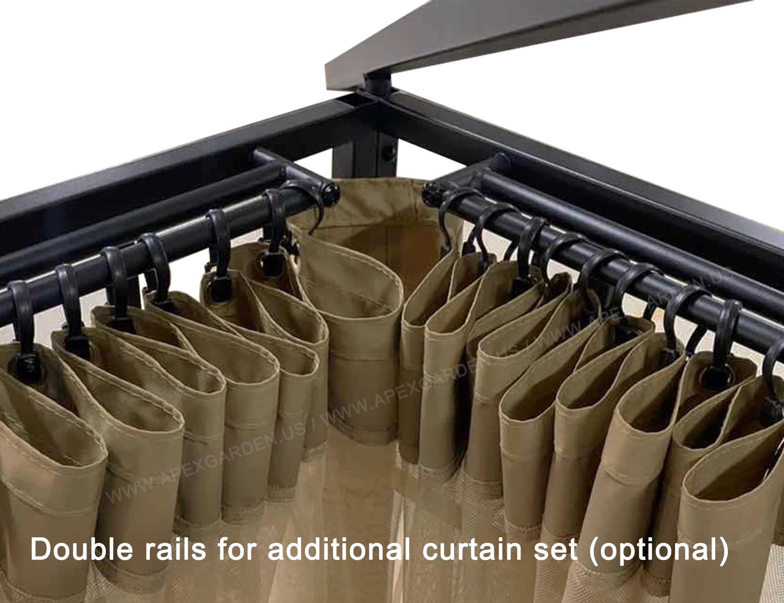 APEX GARDEN Melody II 10' x 12' Gazebo with Mosquito Net