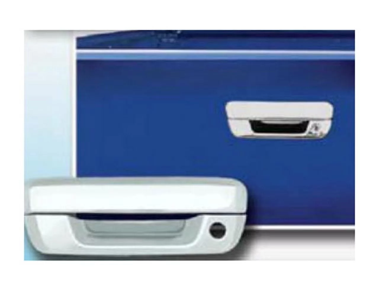 Chrome ABS Tailgate Handle Cover 2Pc Fits Chevy Colorado GMC Canyon DH44152 QAA