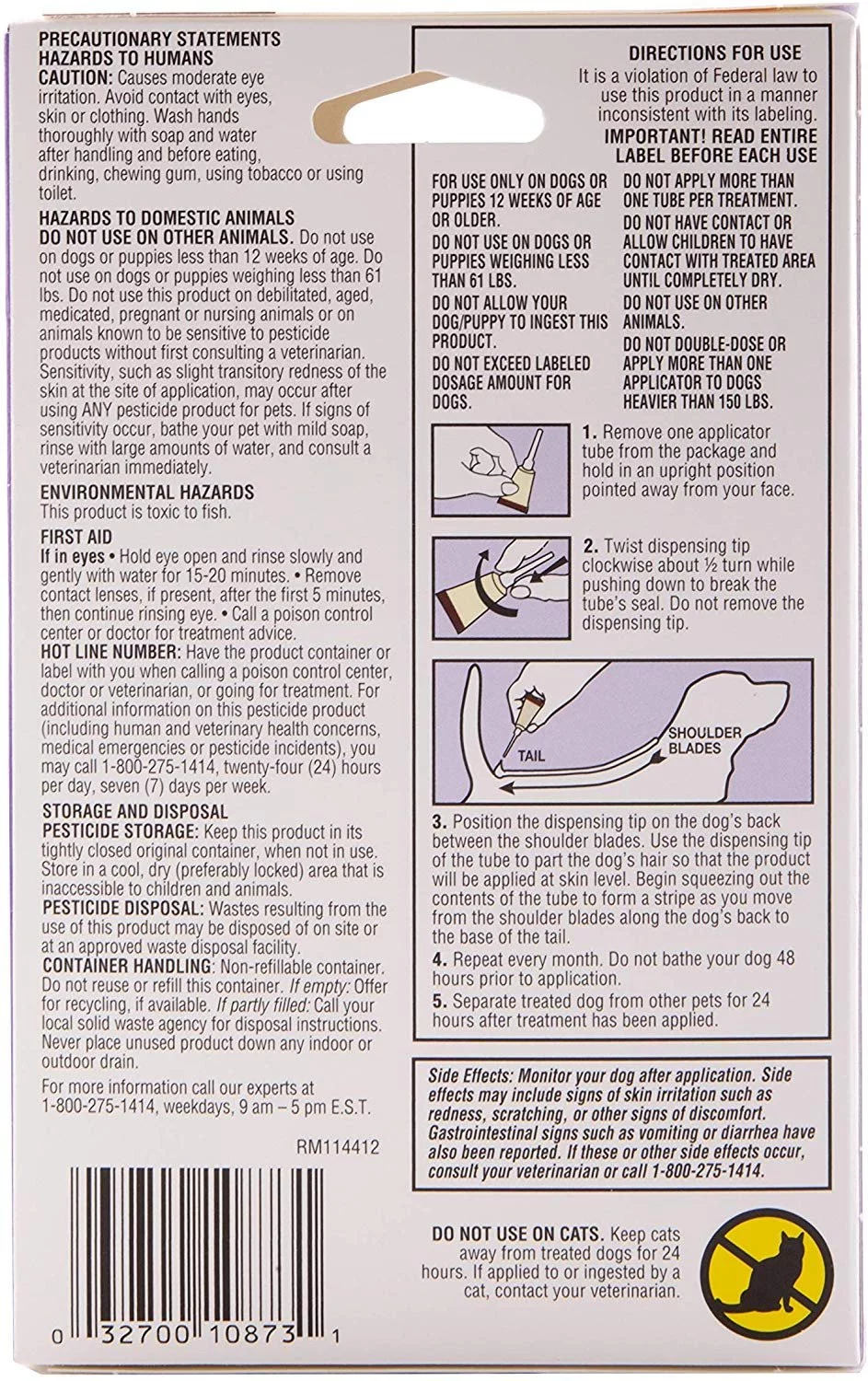 Hartz UltraGuard Plus Topical Flea & Tick Prevention for Dogs and Puppies - 61-150 lbs, 3 Monthly Treatments