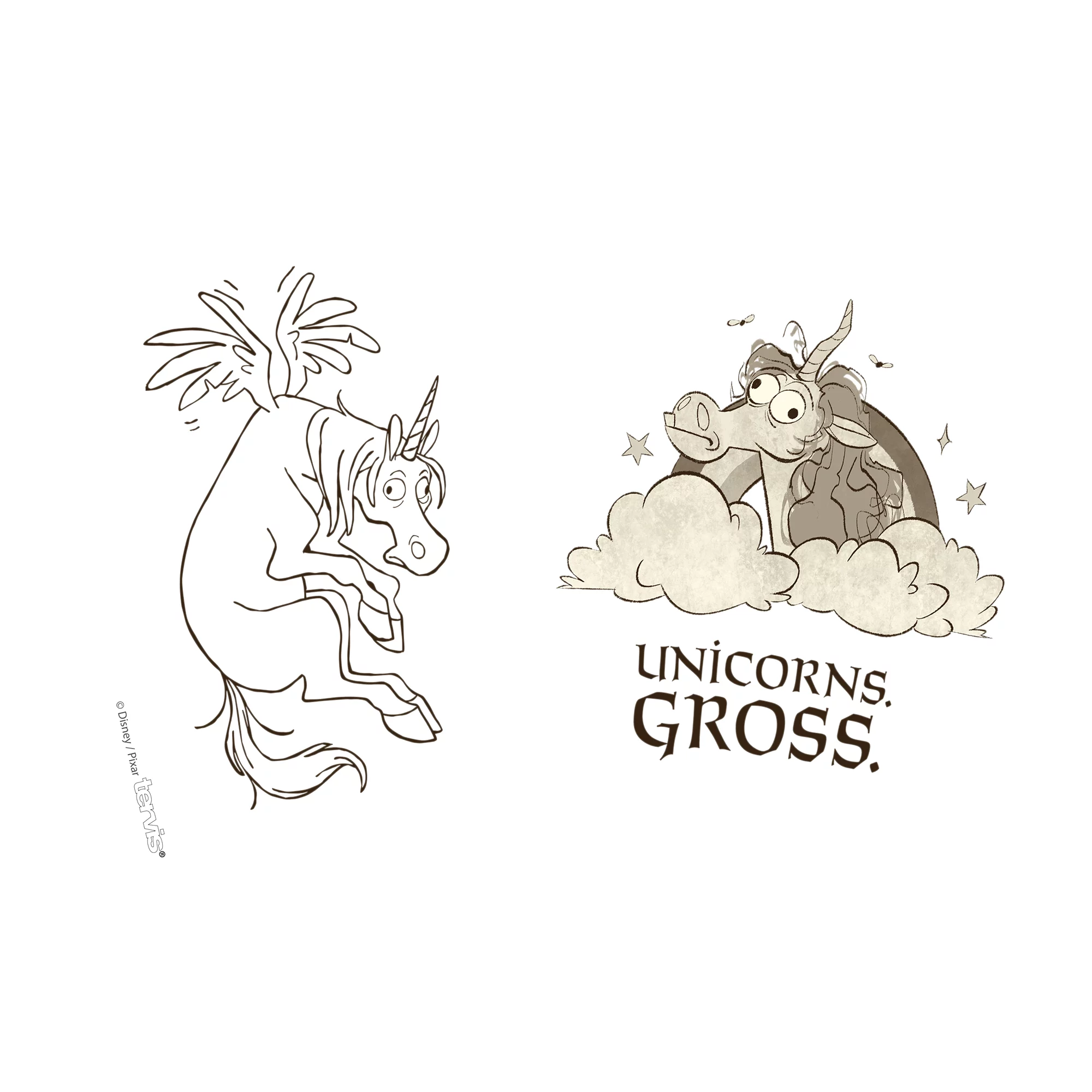 Tervis Disney - Onward Unicorns Made in USA Double Walled  Insulated Tumbler Travel Cup Keeps Drinks Cold & Hot, 16oz, Classic