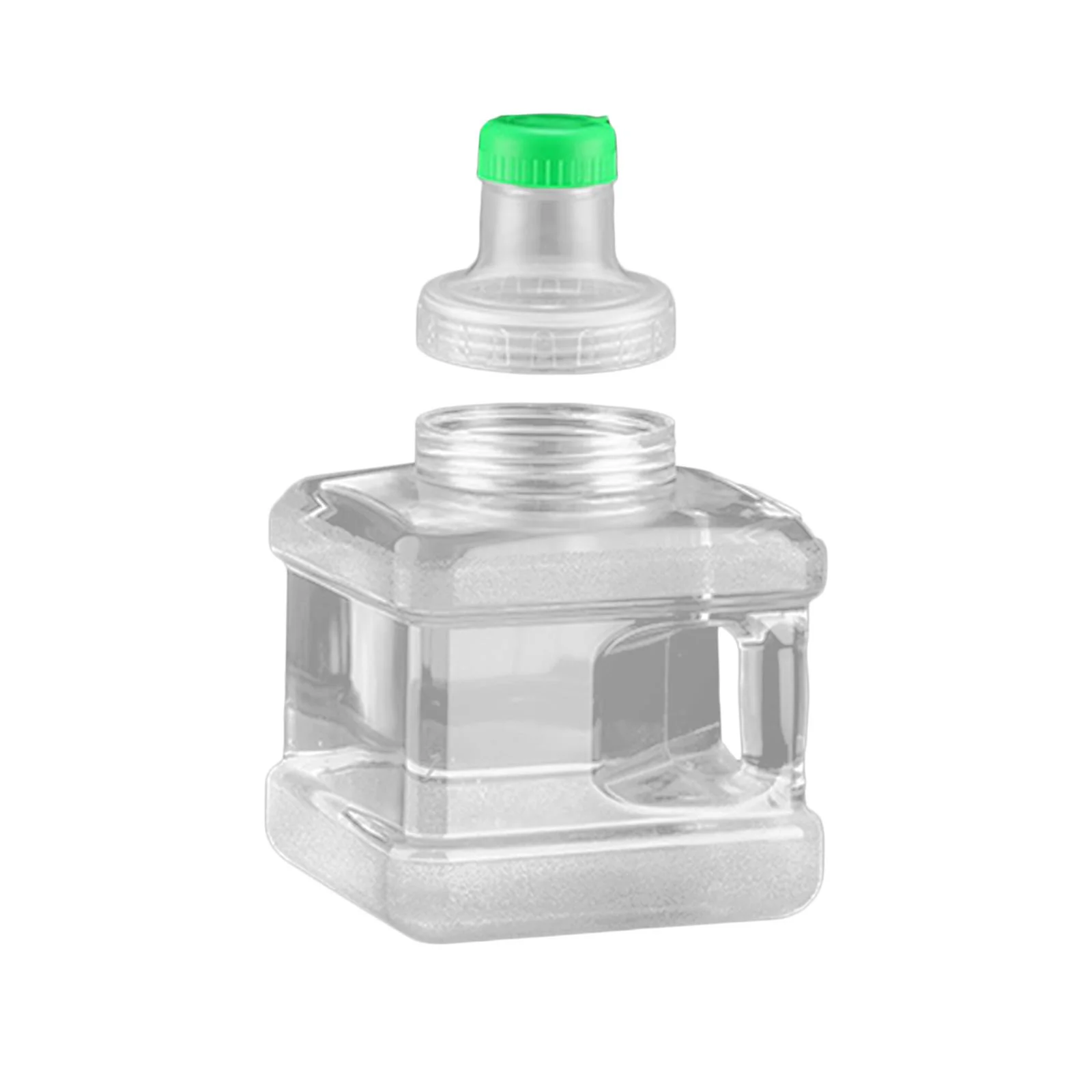 Water Dispenser Bottle Jug Large Capacity Water Carrier Mineral Water Barrel 5L Square