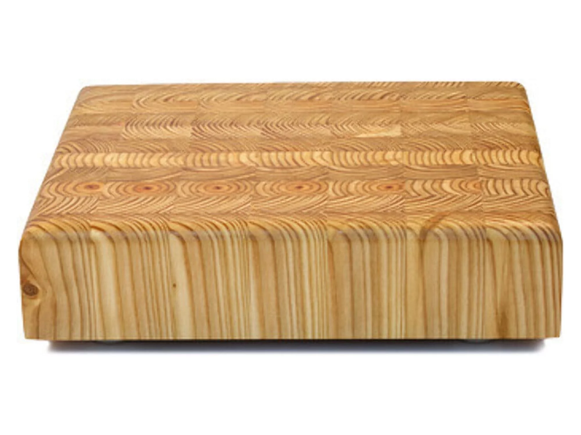 Larch Wood Square Cheese Board 9 x 8.5 x 2