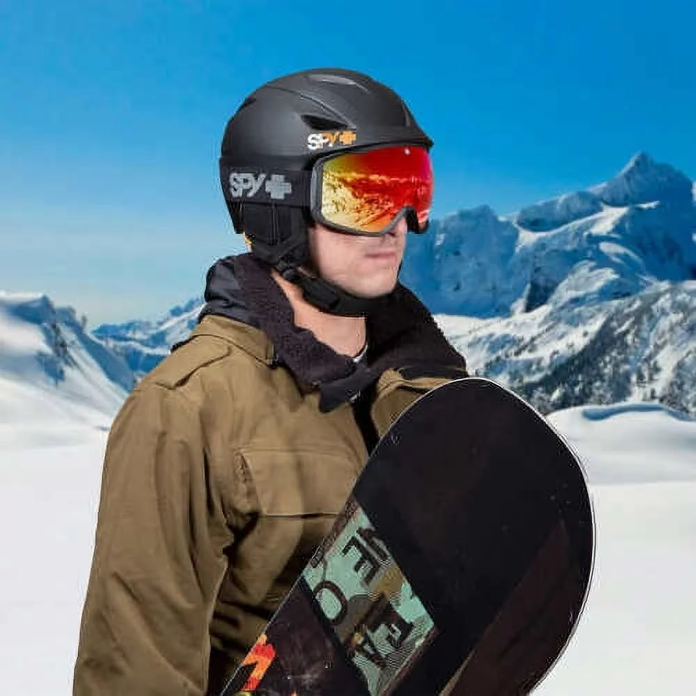 Spy Sender Snow Ski Helmet with MIPS Brain Protection, Black XL - NEW