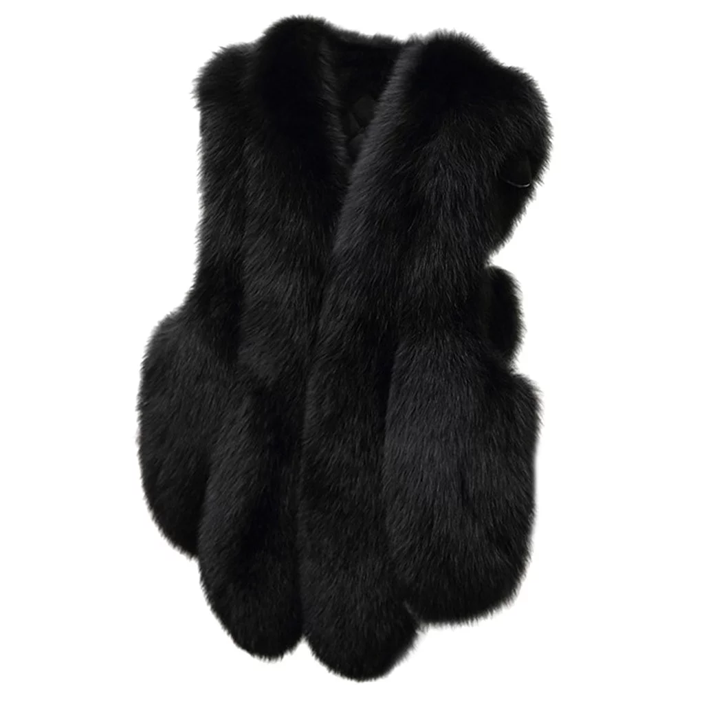 Women Vest Plus Size Women's Slim Vest Gilet Outwear Warm Faux  Fur Waistcoat Coat Vest