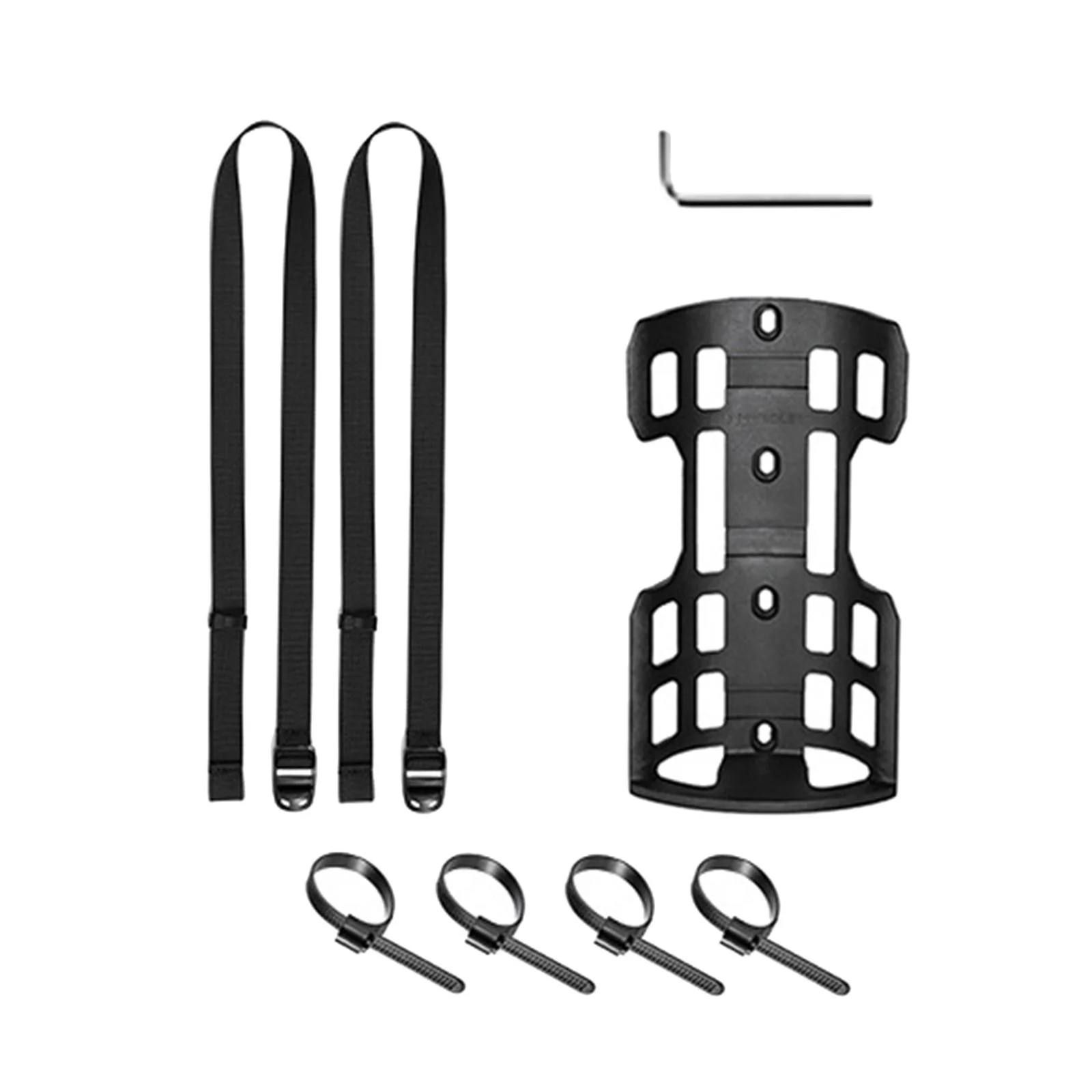 funtasica Bike Water Bottle Holder with Fixing Straps Bike Front Fork Cage Bike Front Rack Carrier for Mountain Bike Touring 1 Set