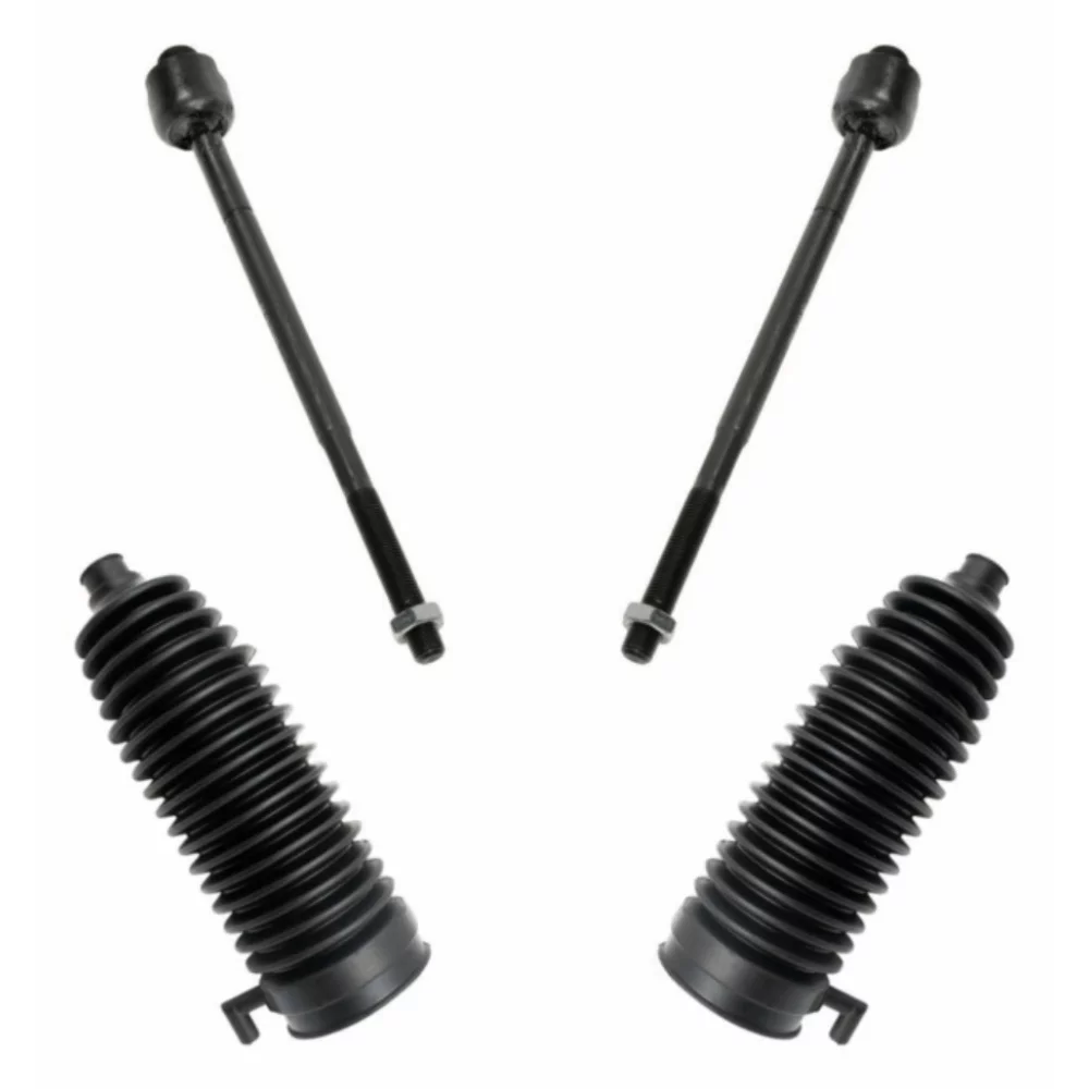 Teledu Front Inner Tie Rods with Steering Rack Bellows Boots For Express Savana