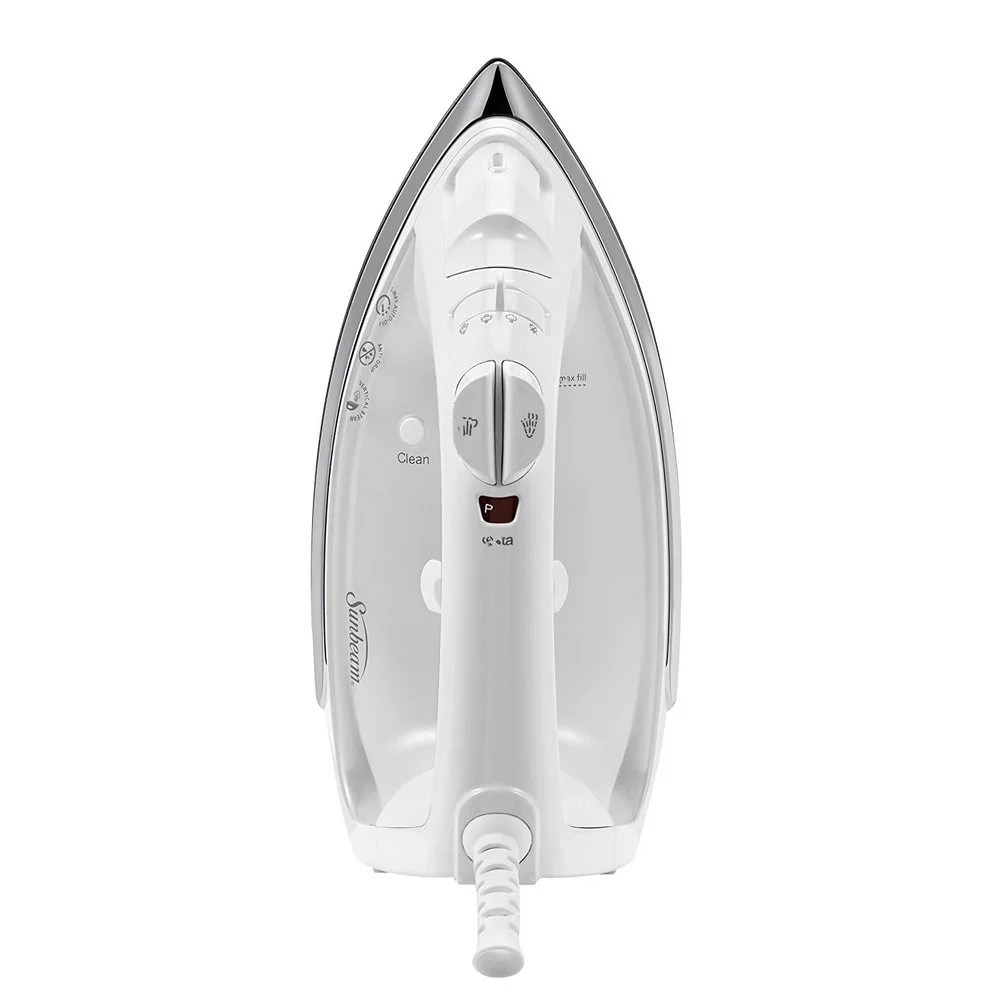 Sunbeam Classic 1200 Watt 8' 360-Degree Swivel Cord White, Clear